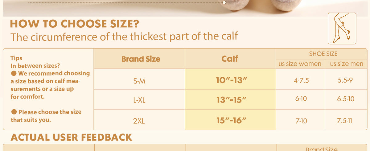 Cotton Arch-Support Compression Socks, 20–30 mmHg – 2 Pairs