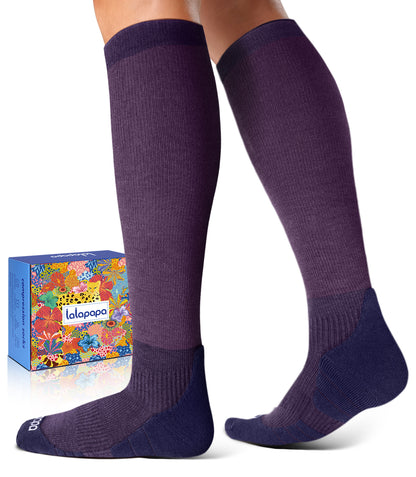 Comfortable Cotton Compression Socks – 20-30mmHg Breathable Arch Support for Men & Women, Ideal for Flying & Nurses