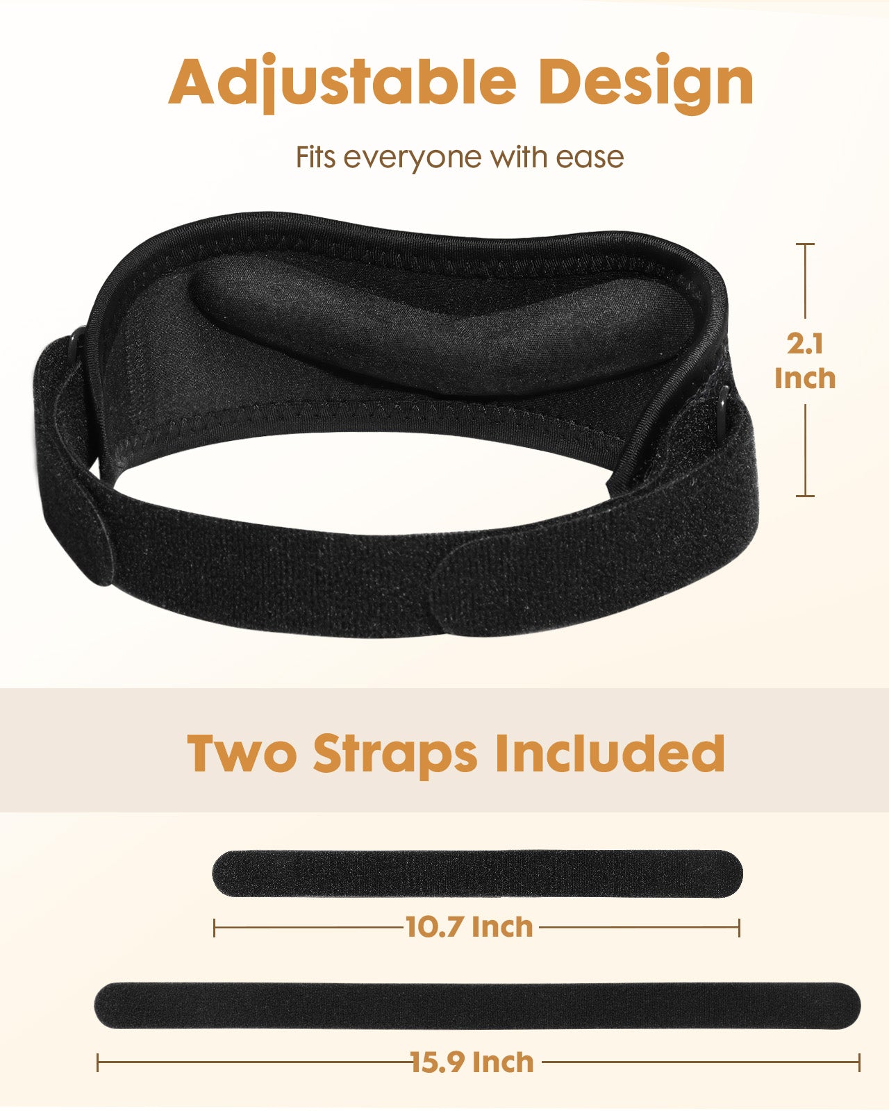 Adjustable V-Shaped Knee Brace – 2-Pack Patella Support for Men & Women, Relieves Arthritis & Meniscus Pain