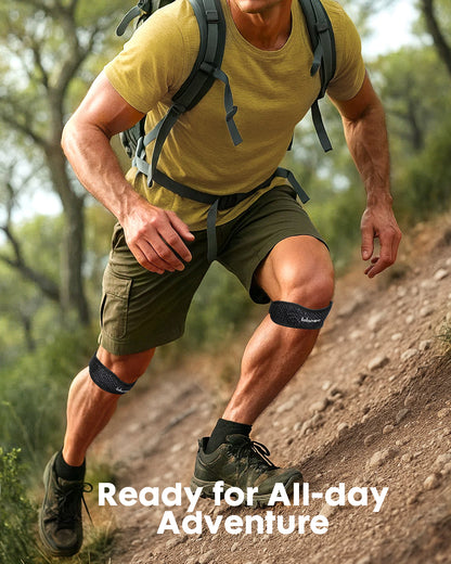 Adjustable V-Shaped Knee Brace – 2-Pack Patella Support for Men & Women, Relieves Arthritis & Meniscus Pain