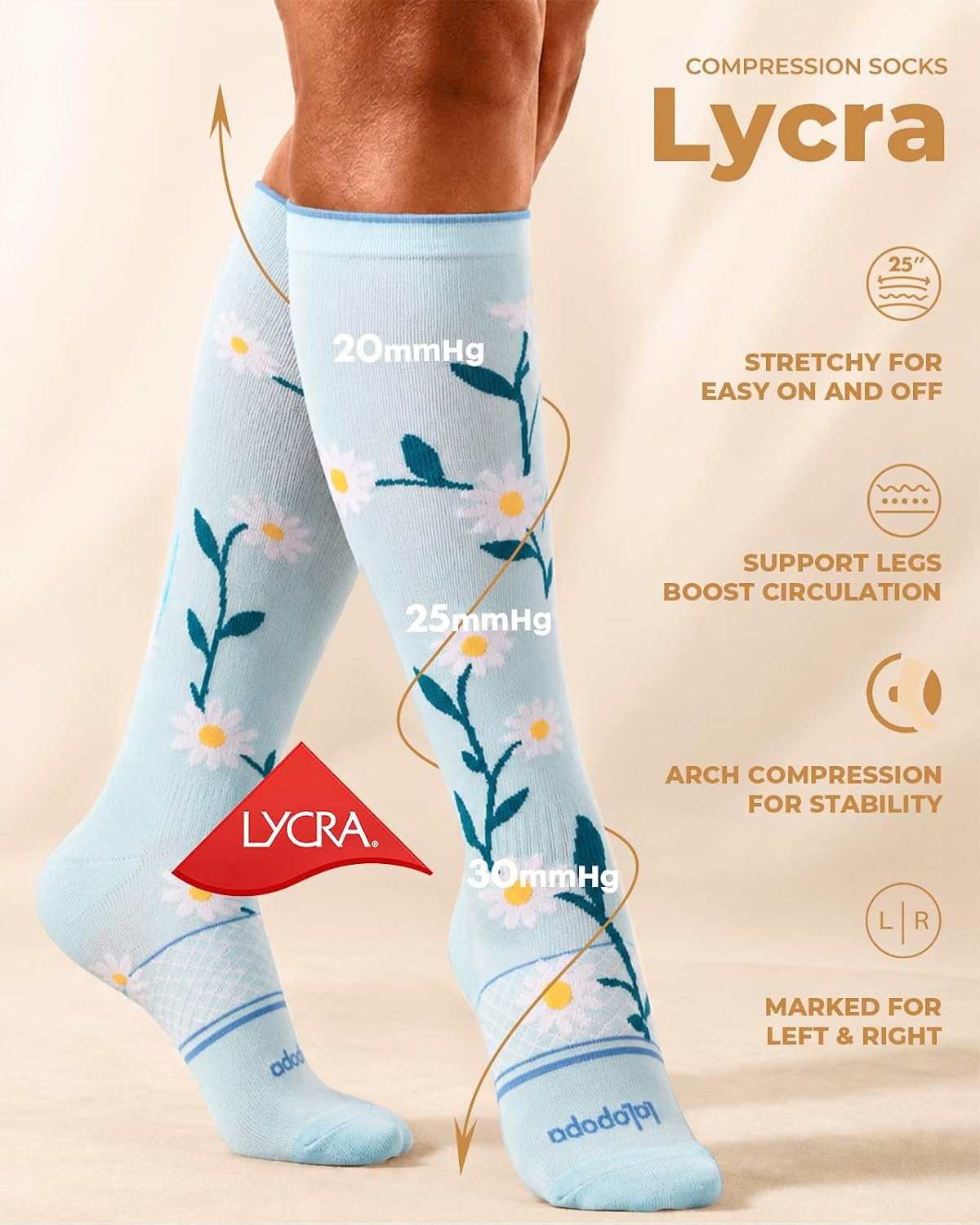 Lalapapa Daisy Floral — Graduated support