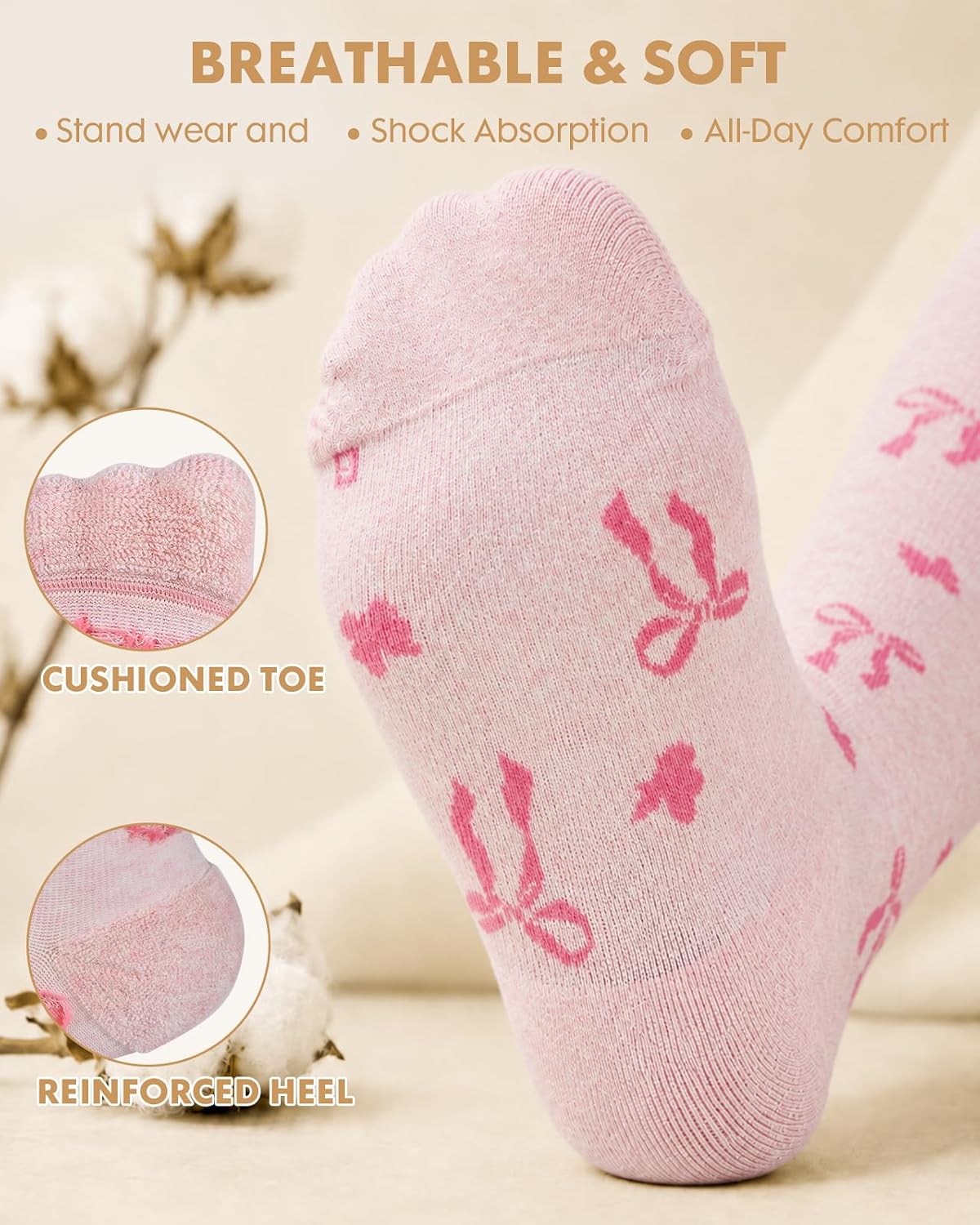 Lalapapa Daisy Bow — Cushioning detail